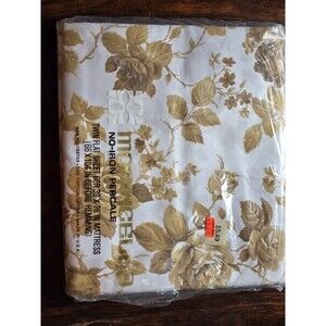 Monticello Twin Flat Sheet Vintage